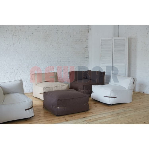 Бескаркасный диван с пуфом DS 207