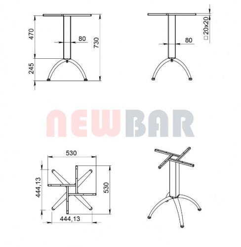 Подстолье Тоскана