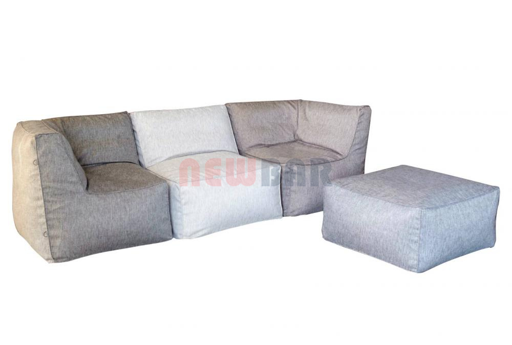 Бескаркасный диван с пуфом DS 208